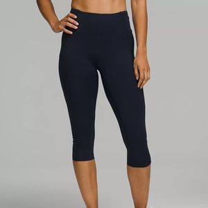 Lululemon Fast and Free High Rise Crop 19" - Black